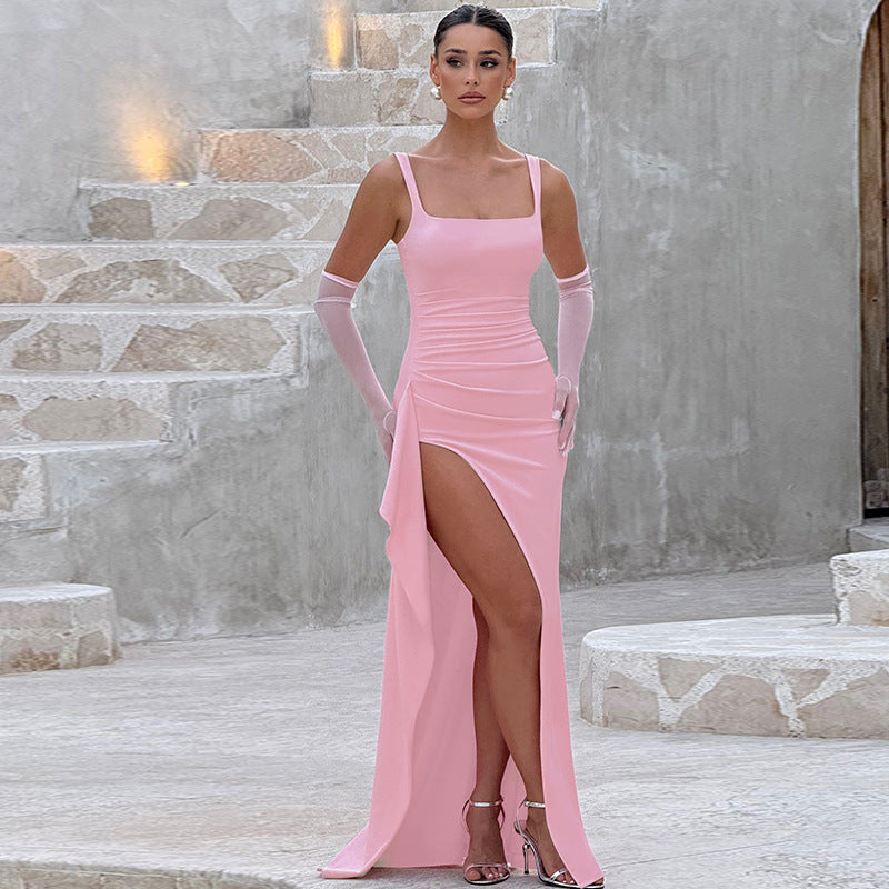 Elegant slip maxi dress for women | Marilyn