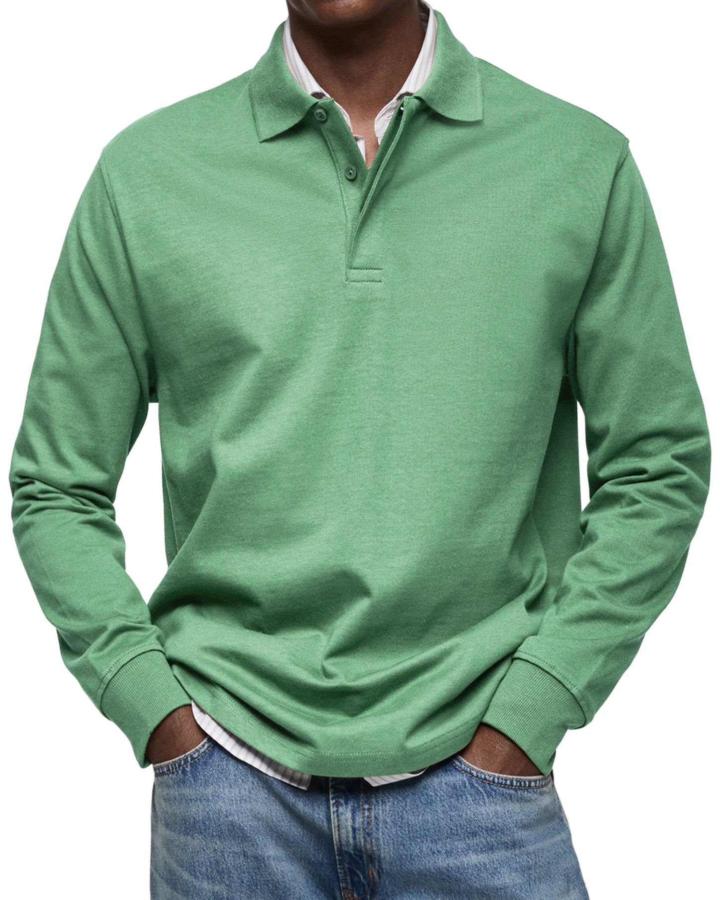 Vintage long-sleeve everyday casual shirt for men | Oscar -6