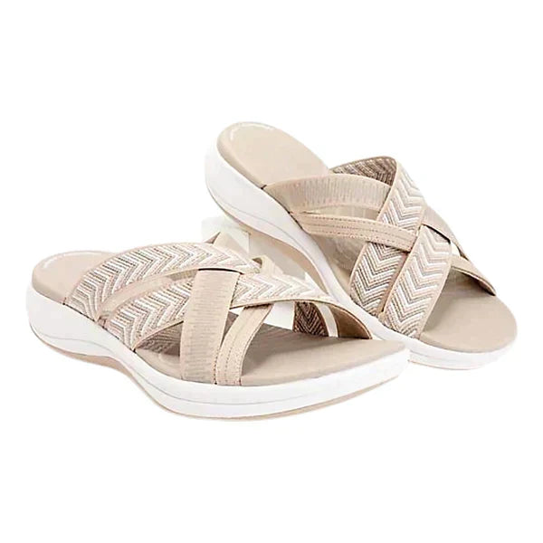 Modern supportive slip-on sandals for women | Elsa -3