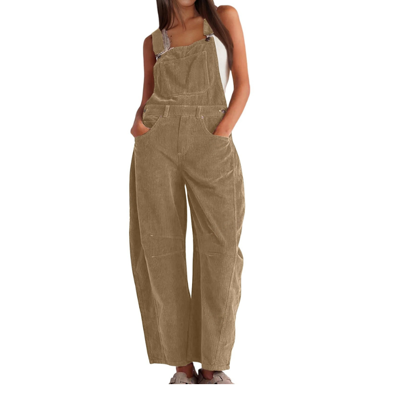 Wide leg overalls jumpsuit for women | Rosalyn
