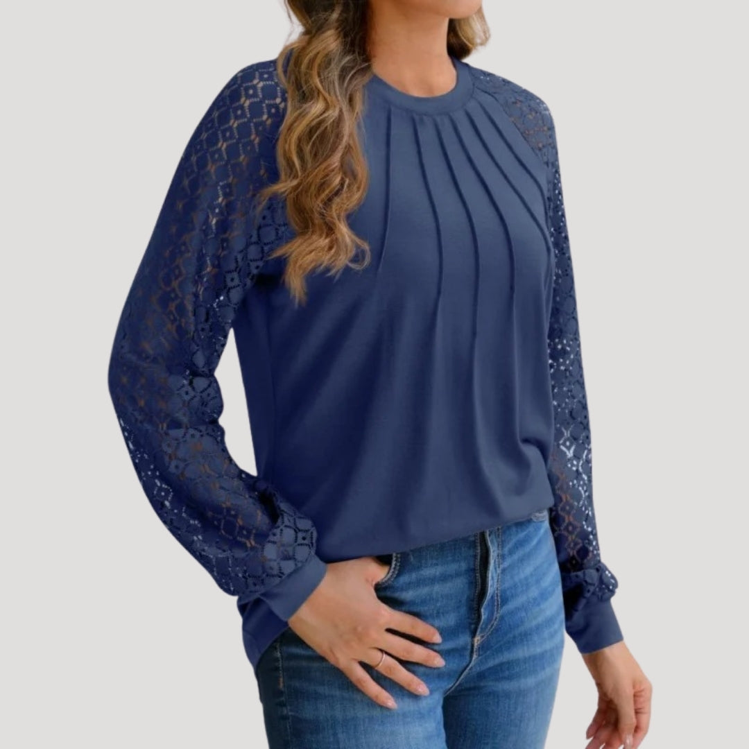 Long sleeve smart casual blouse for women | Serena