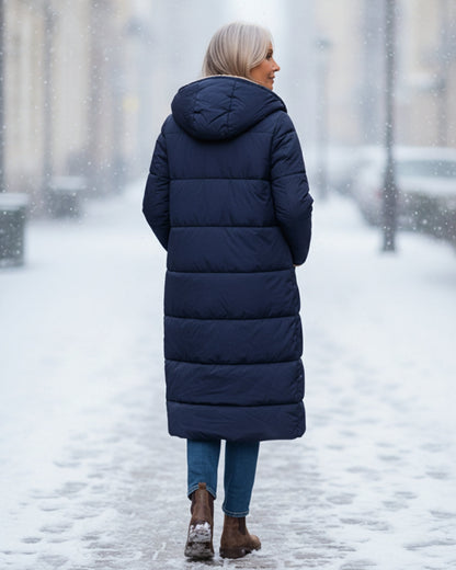 Warm sherpa-lined winter coat for women | Eleanor -22