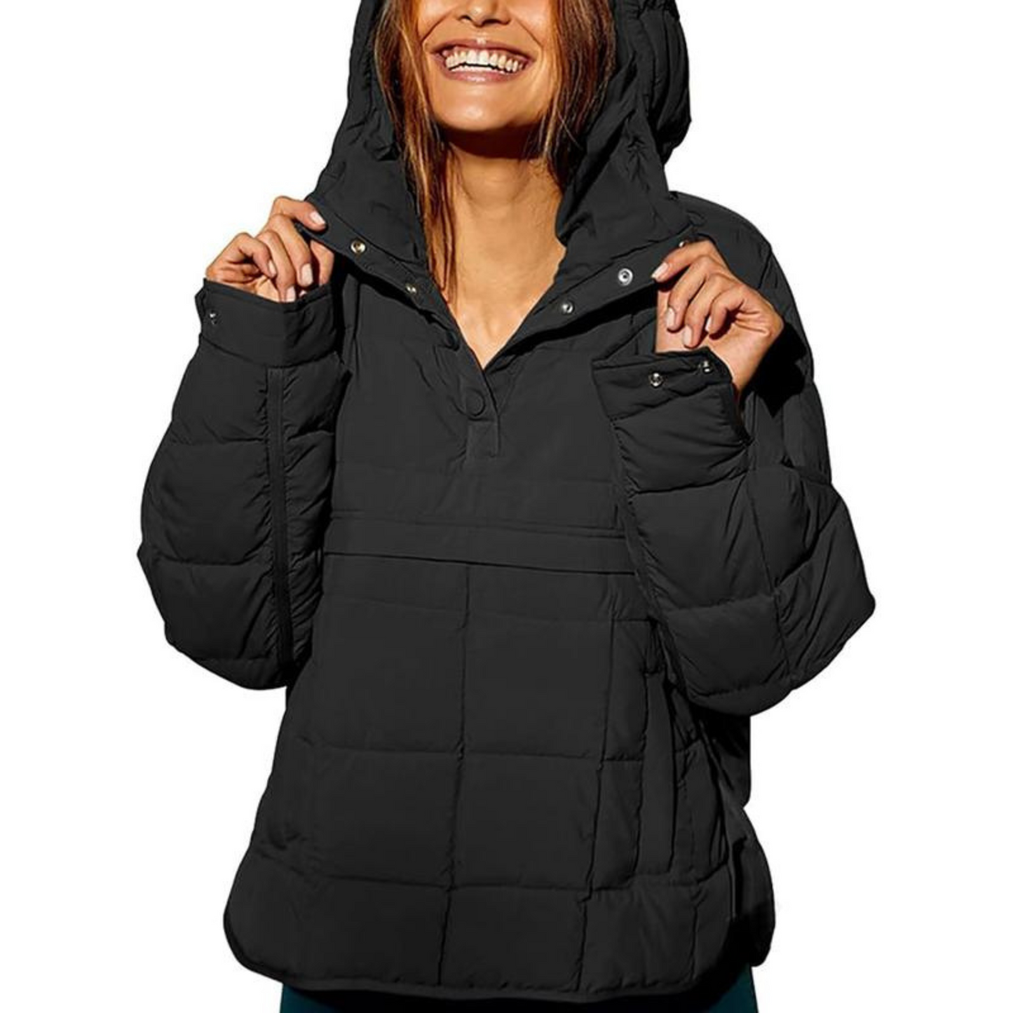 Oversized hooded pullover everyday hoodie for women | Farrell -4