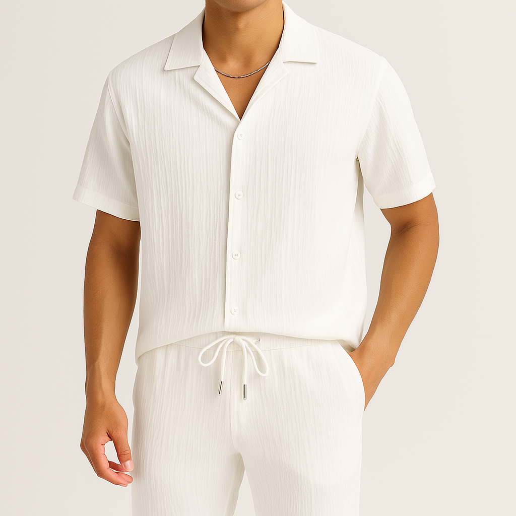 Relaxed linen everyday co-ord set for women -4