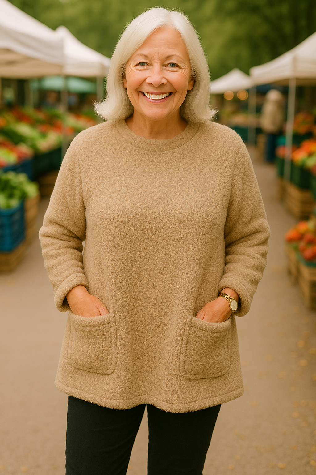 Comfort teddy fleece sweater for women | Lucy