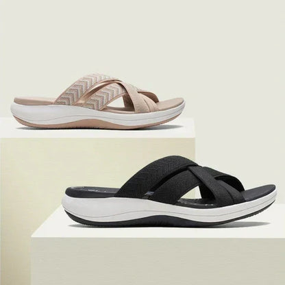 Modern supportive slip-on sandals for women | Elsa -5