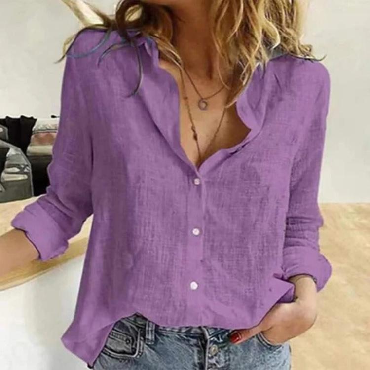 Lightweight relaxed summer blouse for women | Zomie -8
