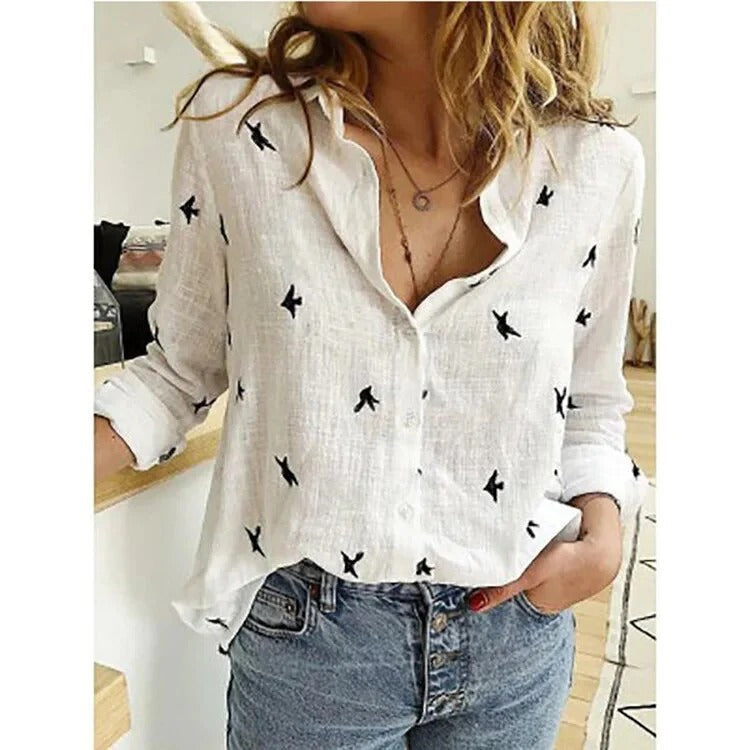 Lightweight relaxed summer blouse for women | Zomie -3