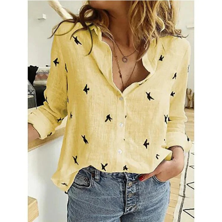 Lightweight relaxed summer blouse for women | Zomie -5