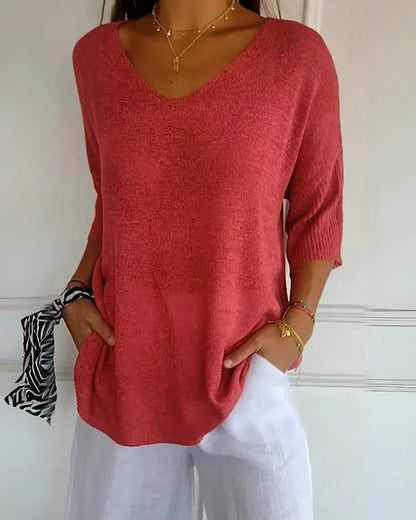 Breathable relaxed fit everyday top for women -1