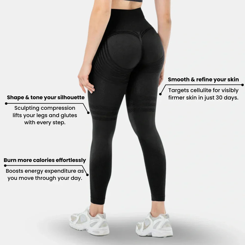 Shaping high waisted sculpting leggings for women | Cellumove -2