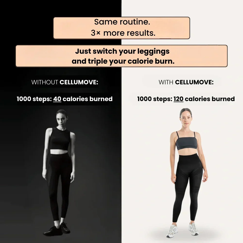 Shaping high waisted sculpting leggings for women | Cellumove -4