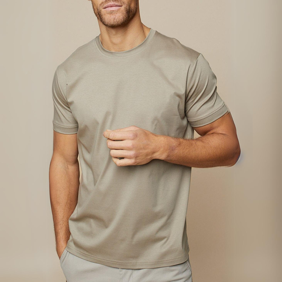 Classic luxe soft tailored everyday t-shirt for men -2