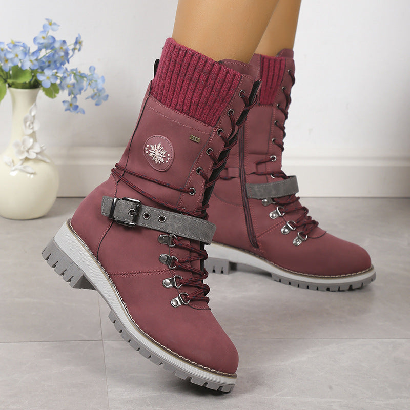 Aurelle elegant waterproof winter boots for women