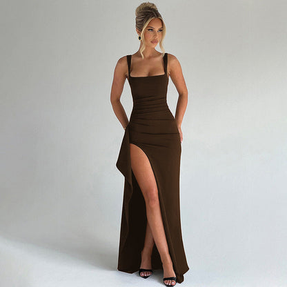 Elegant slip maxi dress for women | Marilyn