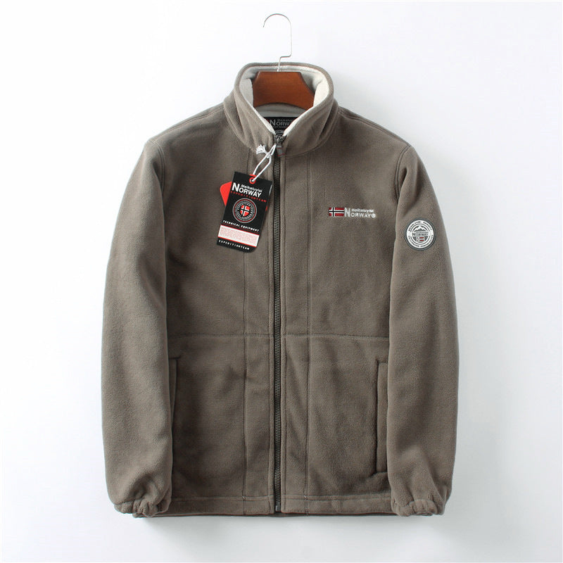 Classic warm fleece winter jacket for men | Norway -1