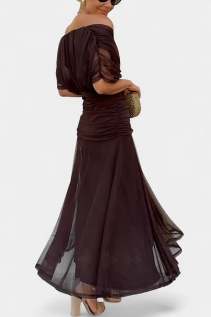 Elegant relaxed everyday dress for women | Lowenna -7