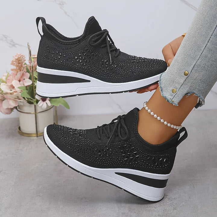 Elegant supportive comfort walking trainers for women -2