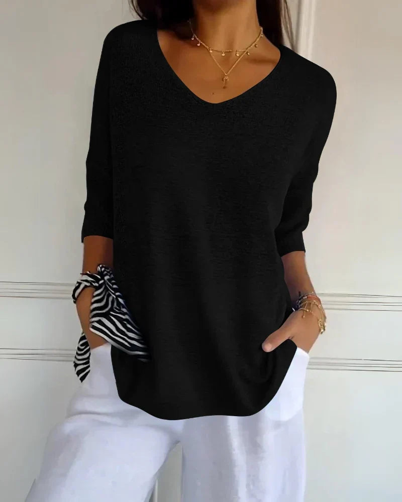 Breathable relaxed fit everyday top for women -10