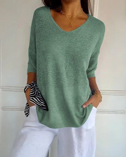 Breathable relaxed fit everyday top for women -4
