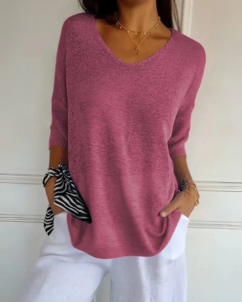Breathable relaxed fit everyday top for women -7