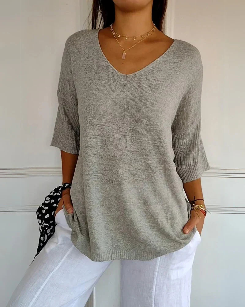 Breathable relaxed fit everyday top for women -8
