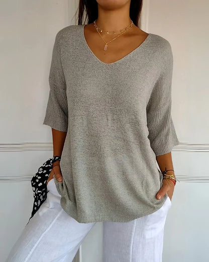 Breathable relaxed fit everyday top for women -8
