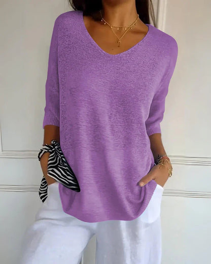 Breathable relaxed fit everyday top for women -9