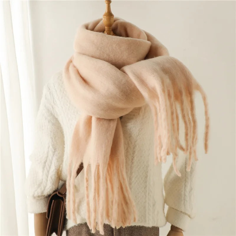 Aurelle Moira long cosy winter scarf for women
