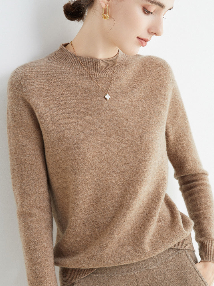 Aurelle Olenna elegant roll-neck jumper for women